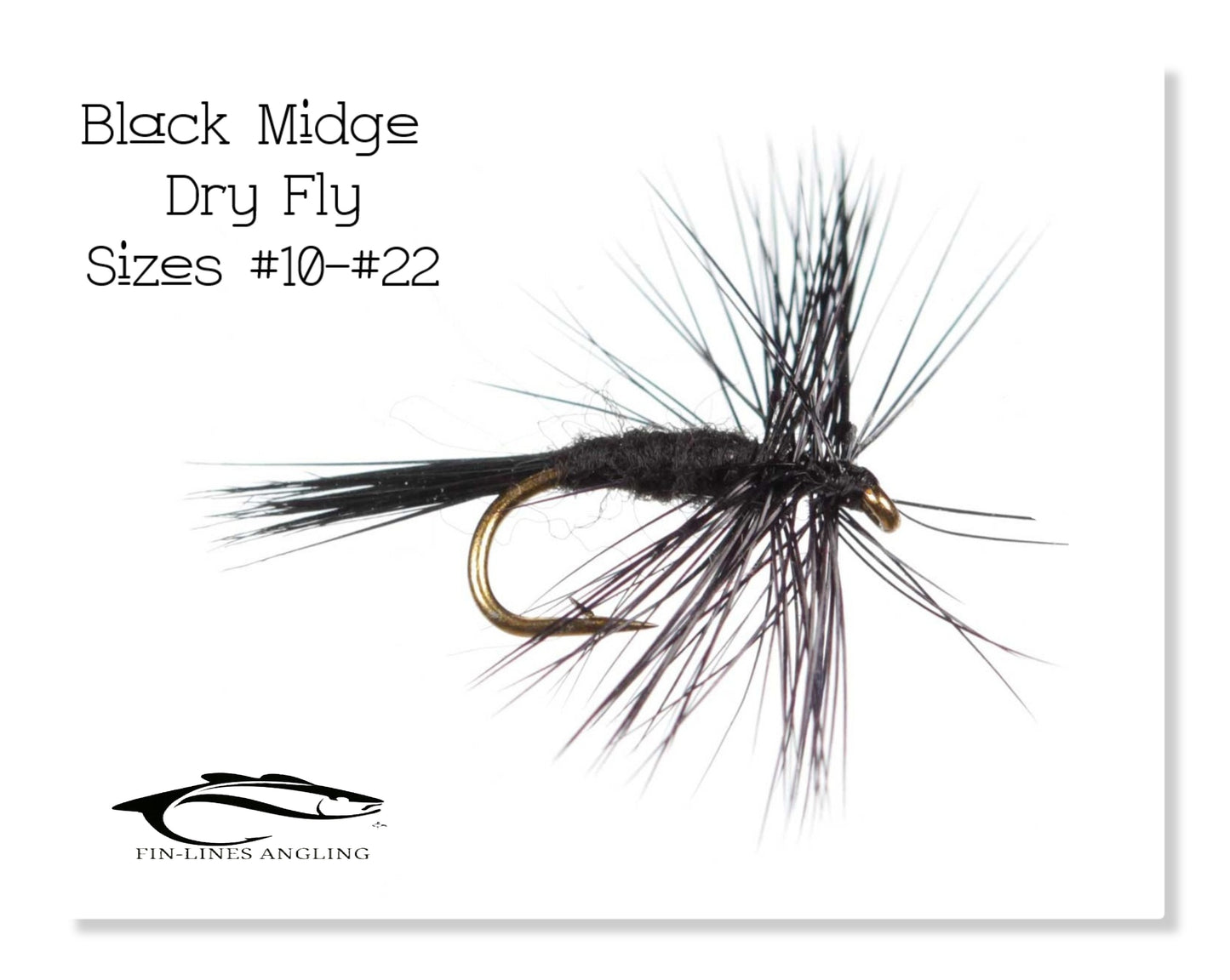 BLACK MIDGE DRY FLY